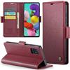 Rerzoiro Cover per Samsung Galaxy A51 4G Custodia Portafoglio [Blocco RFID] Premium Pelle PU Wallet Case Flip Libro con Porta Carte Slot Supporto Flip Case per Samsung Galaxy A51 4G, Rosso