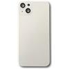 Smartex® Vetro copribatteria per scocca Posteriore Big Hole Compatibile con iPhone 14 Plus | Senza Logo (Bianco)