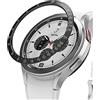 Ringke Bezel Styling Compatibile con Cover Samsung Galaxy Watch 4 Classic 46mm, Ghiera Anti Graffio Acciaio Inossidabile Adesiva Accessorio - Black (46-03)