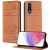 XINYEXIN Custodia per OnePlus Nord 5 5G, Cover a Libro in Pelle PU con Blocco RFID, Slot per Carte, Supporto, Protezione Completa Antiurto - Marrone