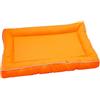 XIEMINLE Letto per cani impermeabile, per interni ed esterni, ortopedico, divano, letto, cuscino calmante, per cuccioli e gattini, con fondo antiscivolo (40 x 30 x 3 cm, arancione)