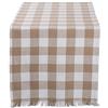 DII Runner da Tavolo Marrone Pietra Checker