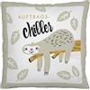 H:)PPY life GRUSS & CO H:PPY Life 48181 - Cuscino decorativo, 25 cm x 25 cm, 100% poliestere, regalo divertente, articolo decorativo
