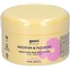 Goovi, Nourish and Flourish, Maschera Multinutriente e Ristrutturante con Avocado, Biotina e Amminoacidi, Per Capelli Luminosi, Corposi e Facili da Pettinare, Ingredienti di Origine Naturale, 200ml