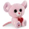 NICI Glubschis 62205 Pinky Luv Topolino di Peluche Morbido, tenero Pupazzo per Coccole e Giochi, per Adulti e Bambini, 15 cm, Rosa, Colore