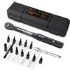 Lytool Chiave Dinamometrica 1/4 2-24 Nm Chiave Dinamometrica Bici, Precisione ±3%,Chiavi Dinamometriche Bicicletta,con 100 mm Barra di Estensione,Prese Bussole Esagonali Torx, Manutenzione Per Bici