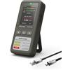 AEGTEST HOUND-1011 Rilevatore radon portatile per casa, leggero, sensore ad alta precisione, 45 giorni, facile da usare, per misurazioni brevi e lunghe in pCi/L o Bq/m³, per seminterrato - Grigio