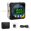 Lytool Livella Laser Digitale Lytool con Doppio Fascio & 4 Lati Magnetici, Inclinometro 4x90° Precisione ±0.2° IP54, Schermo LCD Ricarica USB-C 400mAh per Costruzione/Decorazione/Fai da te