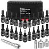 Lytool Set di prese multipli, bussola esagonale Torx Socket, adattatore 1/2'' 1/4'' 3/8'', per chiavi dinamometriche e trapano elettrico, riparazione auto moto