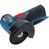 Bosch Professional 0.601.9F2.000 Smerigliatrice Angolare GWS 12V-76 12V System, 3 Mole da Taglio, Diametro: 76 mm, Batterie e Caricabatteria Non Inclusi