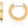 Limerencia Titanio Creoli, 10mm Hypoallergenic Nickel Free G23 Medical Creoli Orecchini per le donne(oro)