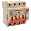 A2ZWORLD RCBO Interruttore Magnetotermico Differenziale Con Doppia Leva Tipo A Curva B 4P 4M 6000A 300mA, Diagnostica Visiva, B25A AC 400V IP20 IEC61009-1 PL8M4 4P