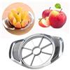 Biglumin Taglia mela fette acciaio inox, Affettatrice per mele, 8 lame extra large, in acciaio inox resistente, facile da usare, risparmio di tempo, versatile e facile da pulire.