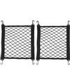 Whychstore 2 reti portaoggetti per bagagli, elastiche, 30 x 30 cm, organizer in rete con fascia elastica, per auto, moto, scooter