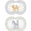BAMED BABY ITALIA Srl MAM ORIGINAL 6+ SILICONE NEUTRO 2 PEZZI