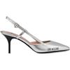 Love Moschino SCARPAD.SPILLO70 Laminato Argento