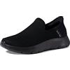 Skechers Gowalk Flex Hands Free Slip-ins Athletic Slip-on Casual Walking Shoes, Scarpe da Ginnastica Uomo, Nero, 45.5 EU X-Larga
