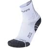 UYN Fit Calza Da Running Donna Calze, Donna, White/Pearl Grey, 37/38