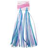 AISHEMI Nappe manubrio per bicicletta, scooter, trike a colori, nastro satinato lungo 27,9 cm - Facile attacco ai manubri del ciclo (blu+viola)