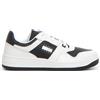 TOMMY HILFIGER Retro Basket Sneaker Bianco Nero - Uomo - Bianco Nero