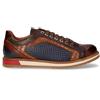 EXTON Stringata Sportiva In Pelle Legno Blu - Uomo - Legno Blu