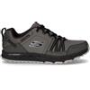 SKECHERS Escape Plan Scapa Da Trail Running Grigio Nero - Uomo - Grigio Nero