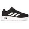 ADIDAS Cloudfoam Comfy Sneaker In Tessuto Ed Ecopelle Nero Bianco - Uomo - Nero Bianco