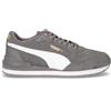 PUMA ST Runner V4 Sneaker In Pelle Grigio Bianco - Uomo - Grigio Bianco
