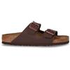 BIRKENSTOCK Arizona Ciabatta In Pelle Marrone Scuro - Uomo - Marrone Scuro
