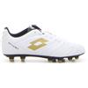 LOTTO StadIO 705 FG Scarpa Da Calcio Bianco Nero Oro - Uomo - Bianco Nero Oro