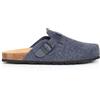 GRUNLAND Robi Ciabatta In Tessuto Blu - Uomo - Blu