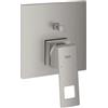 GROHE MISCELATORE DOCCIA GROHE EUROCUBE 24062DC0 CON DEVIATORE A 2 VIE SUPER STEEL