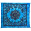 Seamar Copritutto Grande Blue Elephant 80% Cotone 20% Poliestere 210x230cm Copridivano Telo Mare Maxi Batik (Azzurro)