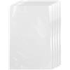 PWGHWG 5 pezzi borsa portaoggetti extra large 100 × 150 cm grande borsa di plastica trasparente per bagagli, mobili, consolatori, sedia