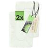Emily´s Check Set da due fodere per cuscino da collo e benessere 1596.2323, kitt, 30-50 x 40-60 x 10 cm