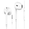 Thecoopidea In-Ear Auricolari,Cuffie Filo con Jack 3.5mm,Cuffiette Hi-Fi Stereo Isolamento con Microfono e Controllo del Volume, Auricolari con Filo Compatibile con iPhone, Android, Samsung, MP3,Tablet, ect