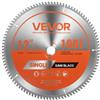 VEVOR Lama Circolare per Troncatrice Ø 305 mm, Lama da Taglio per Troncatrice Circolare, 100 Denti, Albero da 25,4 mm, per Lavorazione di Legno Taglio di Metallo Alluminio Acciaio