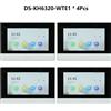 HIKVISION 1 pz - 4 pezzi HIKVISION Monitor da interno multilingue DS-KH6320-WTE1, POE 802.3af, app Hik-connect, WiFi, videocitofono - 1 pcs