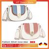Miss Lulu Borsa a tracolla Miss Lulu Ethno in pelle PU con dettagli in velluto a coste e tracolla regolabile, blu-beige - Blu