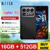 IIIF150 Raptor 5G Smartphone robusto Telefono cellulare Android 14 6.78 '' 120Hz Display AMOLED 16GB + 512GB 50MP 65W 10000mAh Telefono - Onyx Black