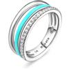 Rosato Anello TRE FASCE M16 Donna Rosato