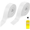 Noenaeni 2 nastri per etichettatrice compatibili con Quite/HPRT H11/Makeid L1, 15 mm | Nastro laminato impermeabile, nastro autoadesivo per stampante per etichette per marcatura nome, prezzo