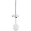 KEUCO scovolo per WC originale per set di spazzole per WC EDITION 400, metallo cromato, Made in Germany, con coperchio, scovolo di ricambio