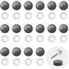 INCREWAY 100 copriviti, tappo a vite in plastica, tappo a vite in plastica, tappo a vite in plastica cromata (grigio scuro)