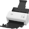 Brother Scanner ADS-4300N ADS4300NRE1 SuperSpeed USB 3.0, Doppio lato, Acquisizione d\'immagini avanzata, Presa britannica
