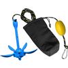 Grapnel Anchor Kit Ancora pieghevole 3.3lb/1.5kg Pesca con kayak