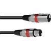 Omnitronic 3022052R XLR Cavo di collegamento [1x XLR Plug 3 Poly-1X XLR Socket 3