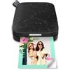 HP Sprocket 2x3 Stampante fotografica istantanea per smartphone- Portatile, wireless a colori- Foto adesive Zink - Stampa da dispositivi iOS e Android compatibili con Bluetooth e app divertente- Nero