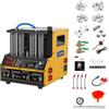 AUTOOL CT160 Pulitore e Tester per iniettori di Carburante per autoveicoli 220V, iniettore di Carburante a 4 cilindri Macchina per la Pulizia ad ultrasuoni Riscaldamento del Fluido