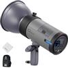 NEEWER Q300 300Ws 2.4G Flash da Studio Esterni con Trigger Q Wireless Compatto, Batteria Ioni Litio 7800mAh, Luce Strobo per Fotografia, Monoluce Senza Fili, 1000 Flash a Piena Potenza, Panno Pulizia